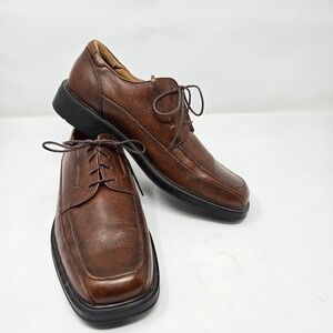 Dockers Brown Leather Lace Up Oxford Shoes Men's 11M Comfortable Casual